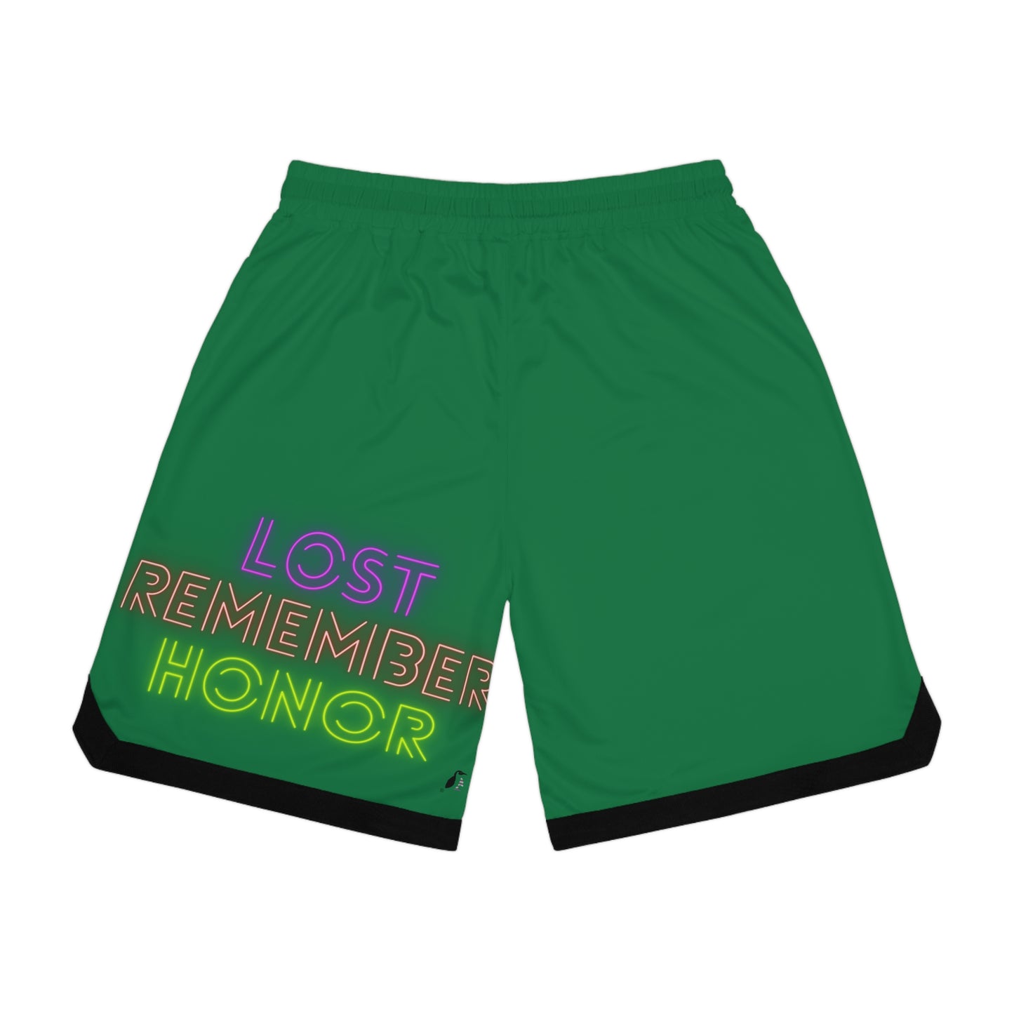 Basketball Rib Shorts: Music Dark Green