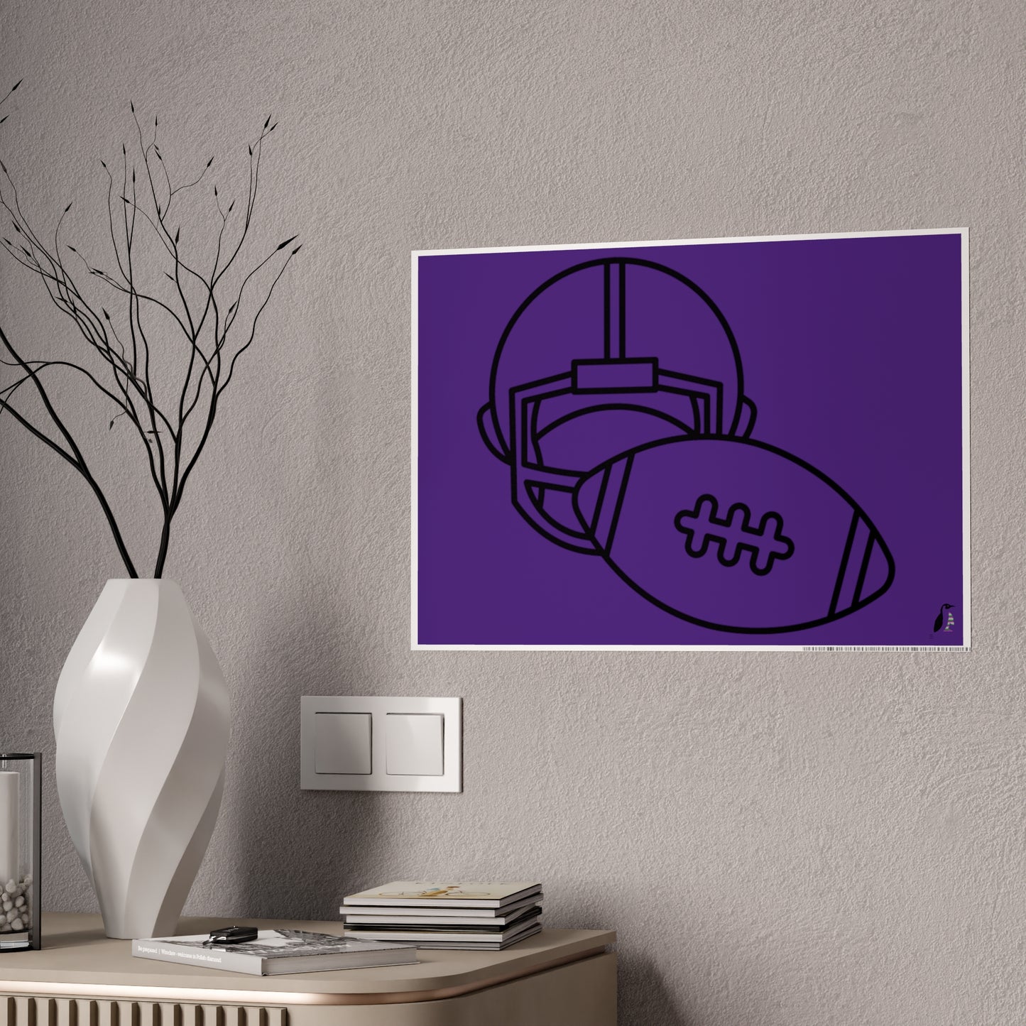 Gloss Posters: Football Purple