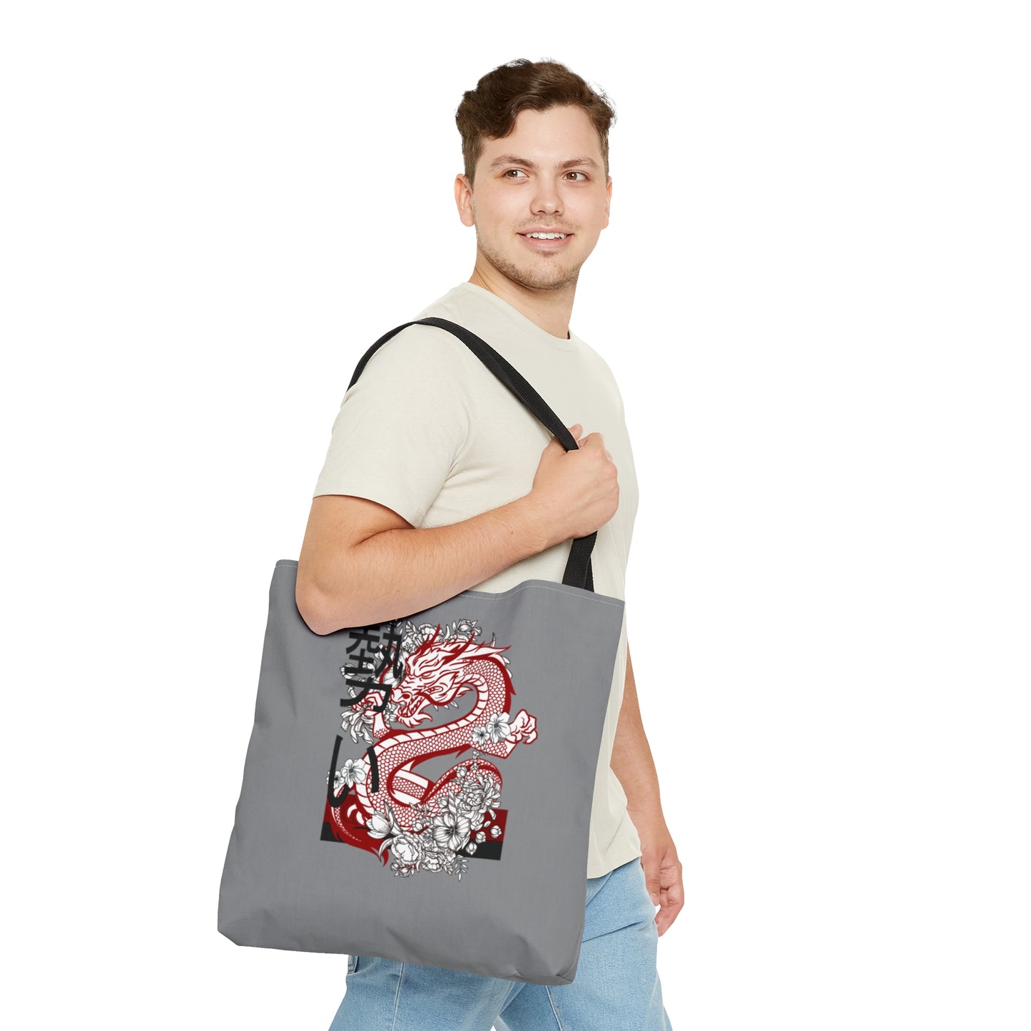 Tote Bag: Dragons Grey