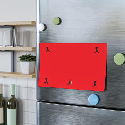 Post-it® Note Pads: Baseball Red