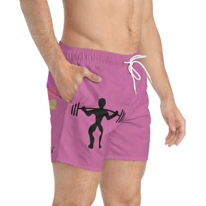 Swim Trunks: Weightlifting Lite Pink