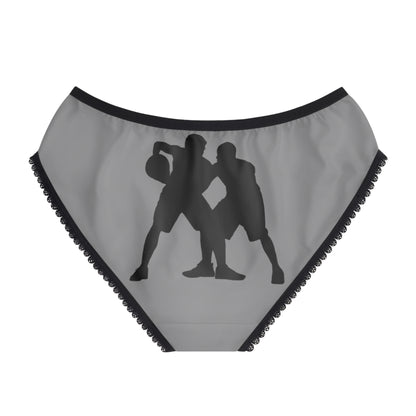 Women's Briefs: Basketball Grey