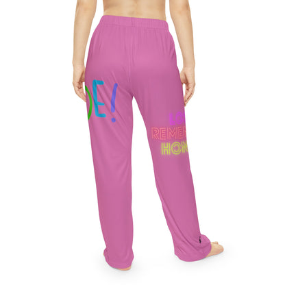 Pambabaeng Pajama Pants: LGBTQ Pride Lite Pink 