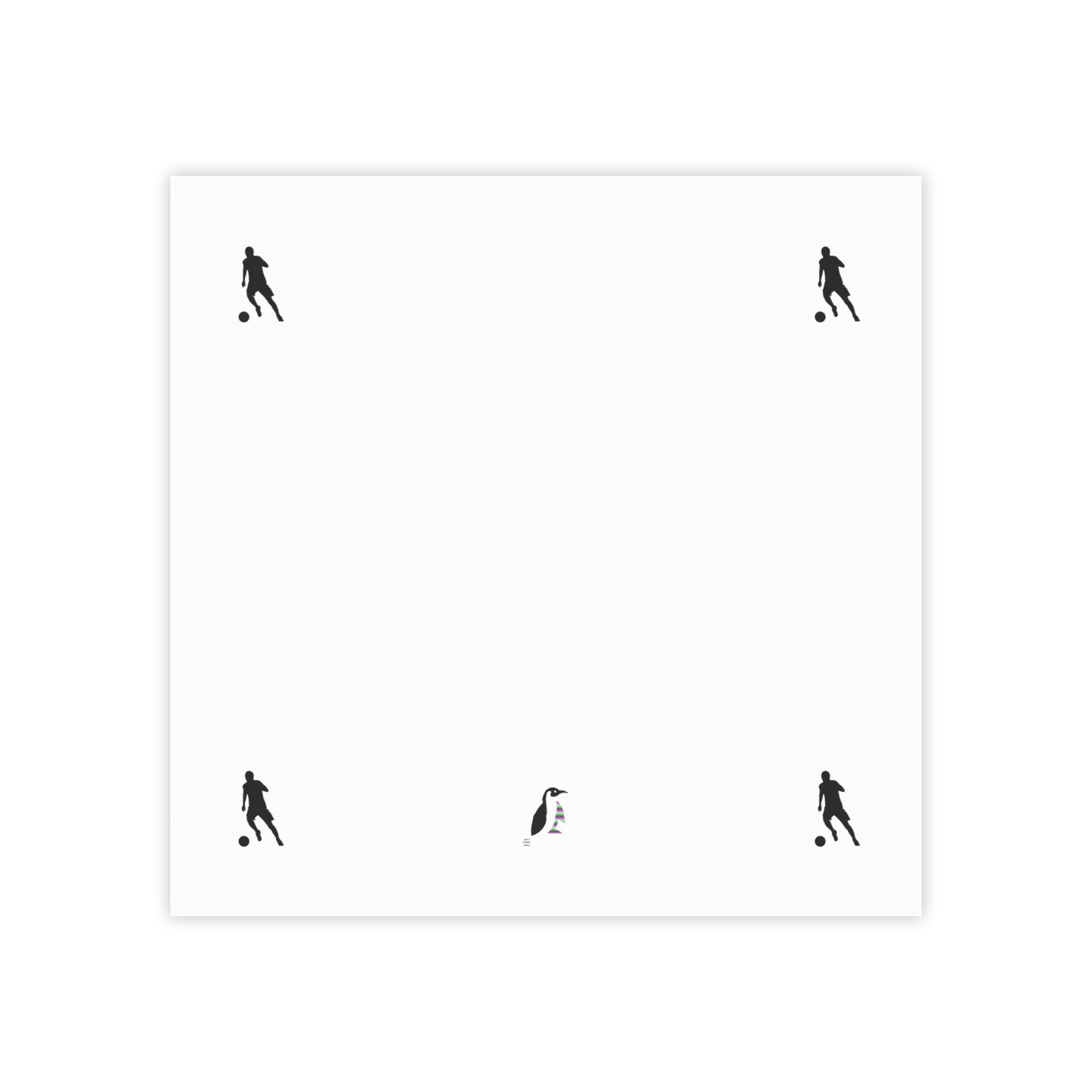 Post-it® Note Pads: Soccer White