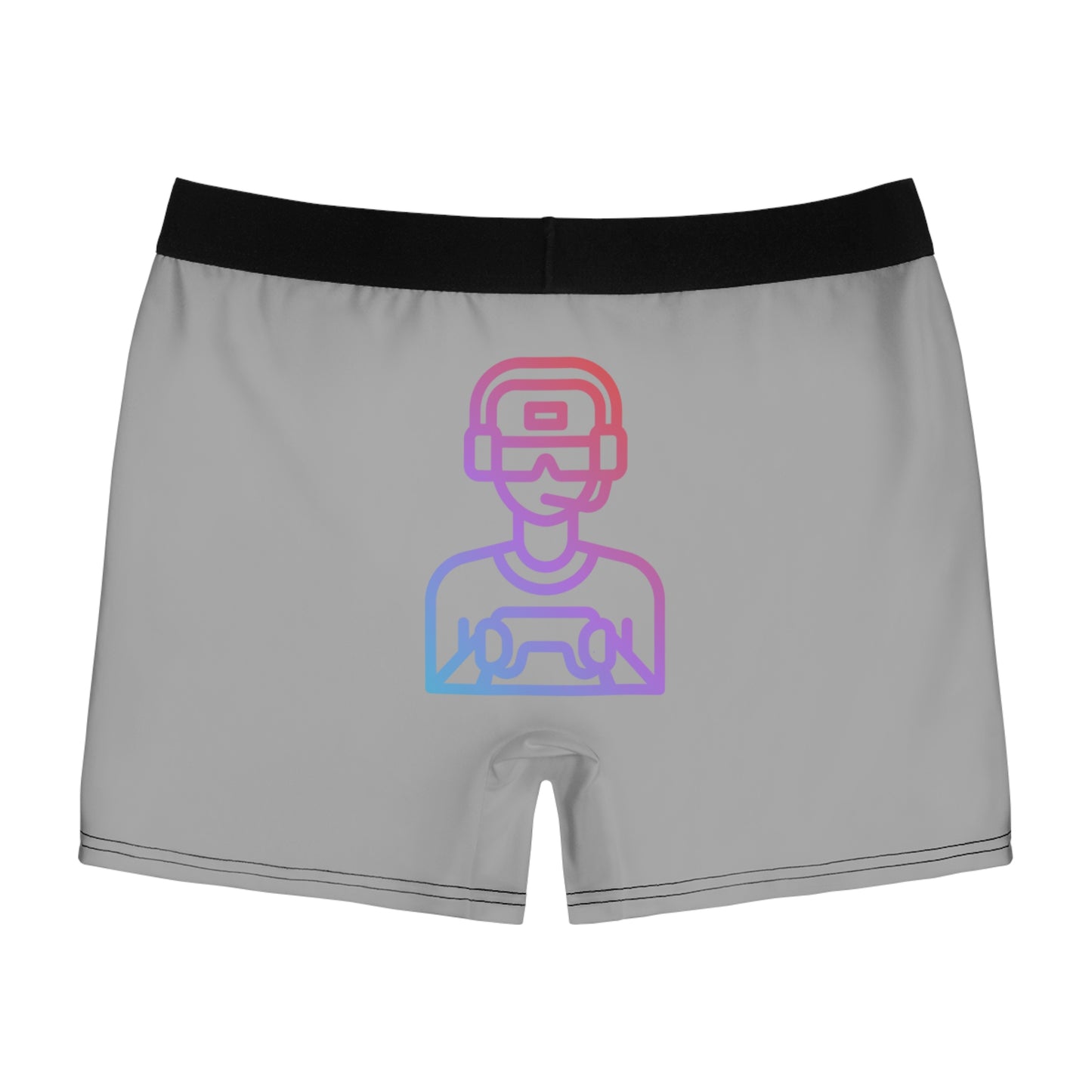 Men's Boxer Briefs: Gaming Lite Grey