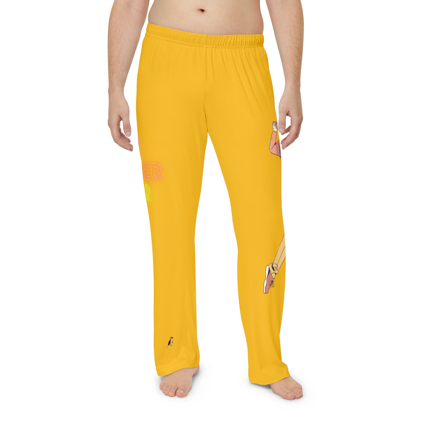 Men's Pajama Pants: Golf Yellow