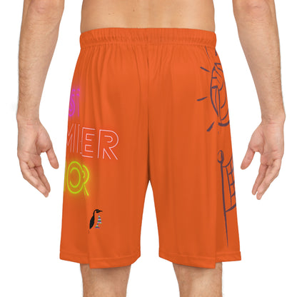 Basketball Shorts: Volleyball Orange