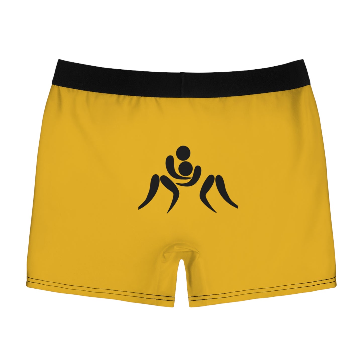 Men's Boxer Briefs: Wrestling Yellow