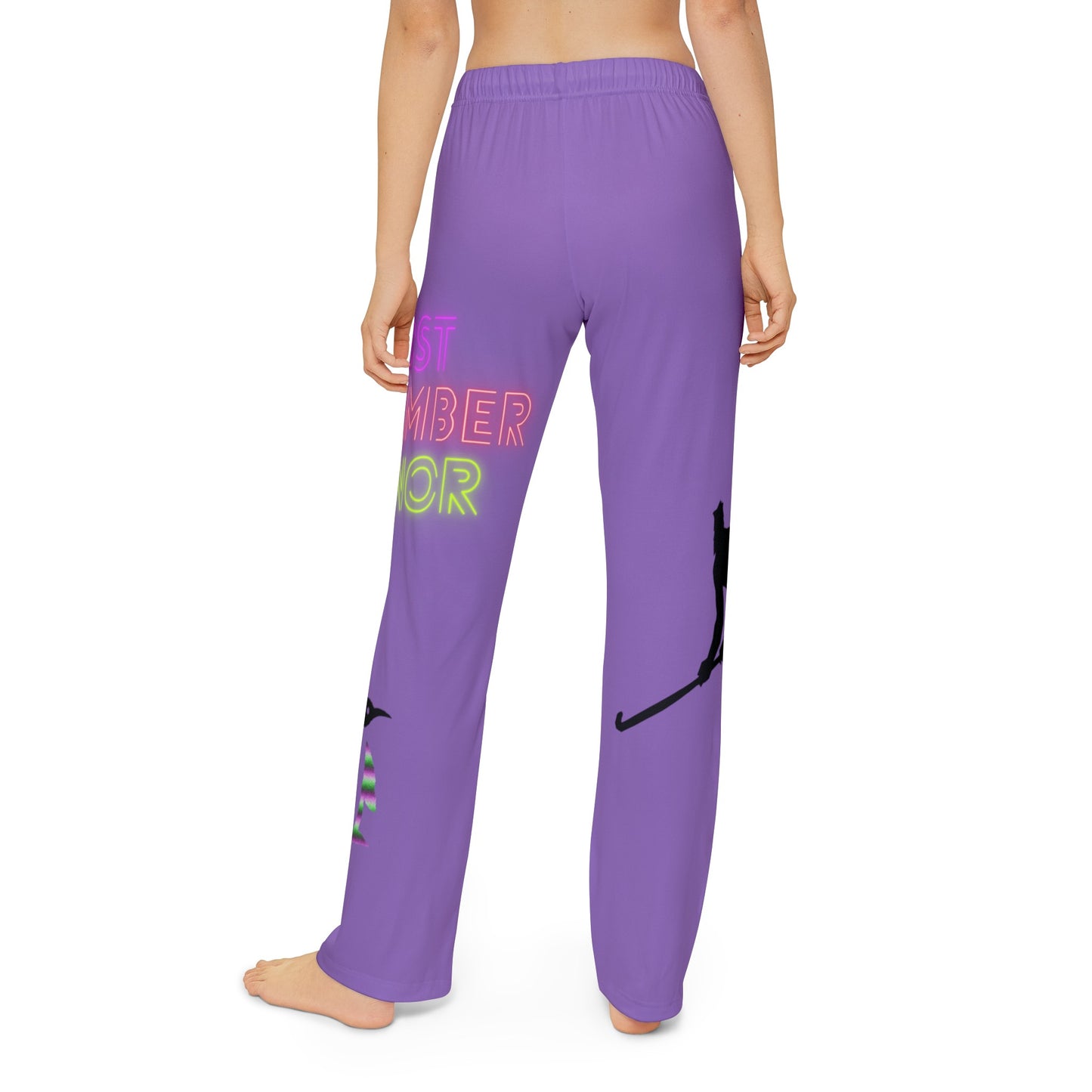 Pajama na pantalon ng mga bata: Hockey Lite Purple 