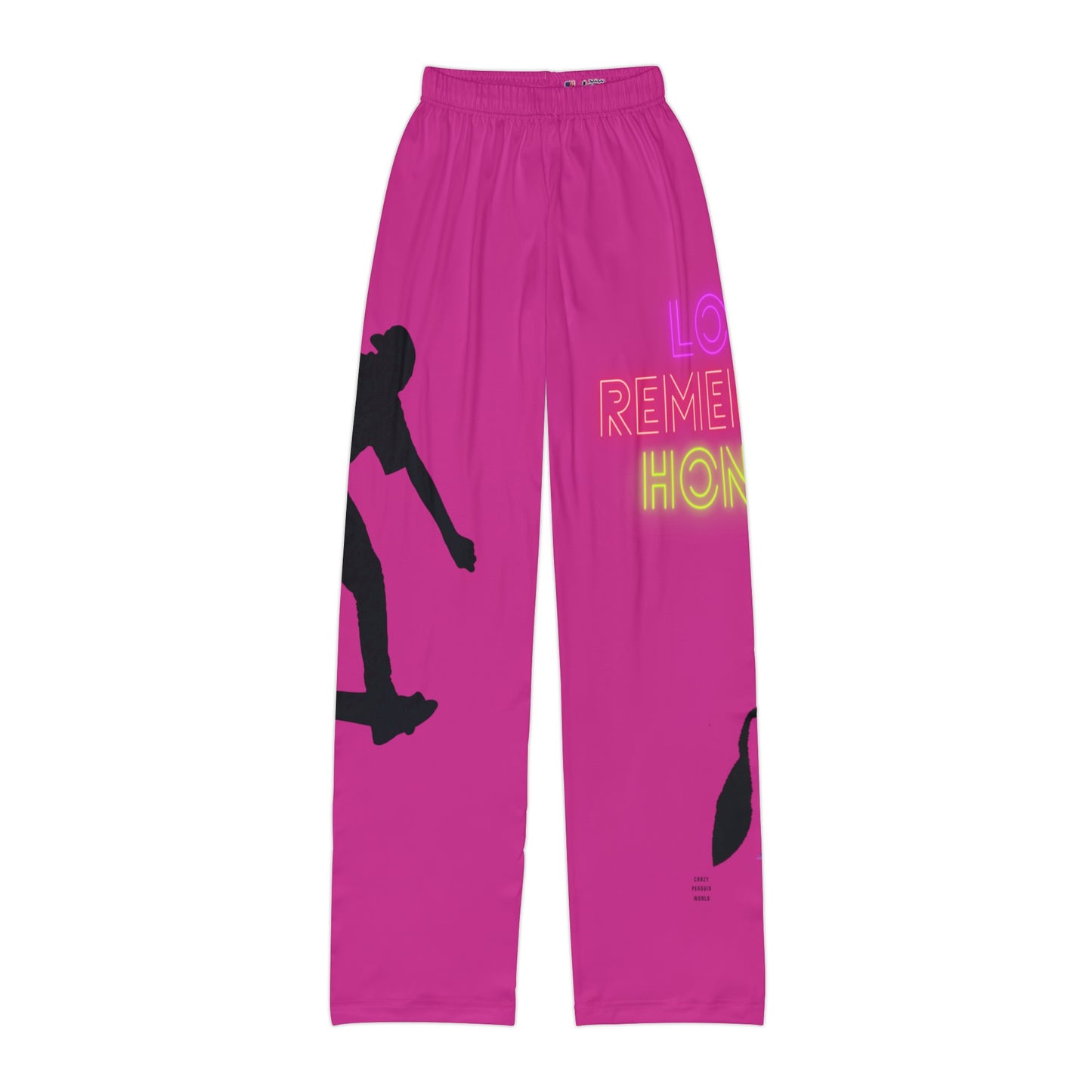 Kids Pajama Pants: Skateboarding Pink