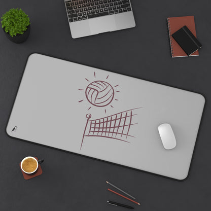 Desk Mat: Volleyball Lite Grey