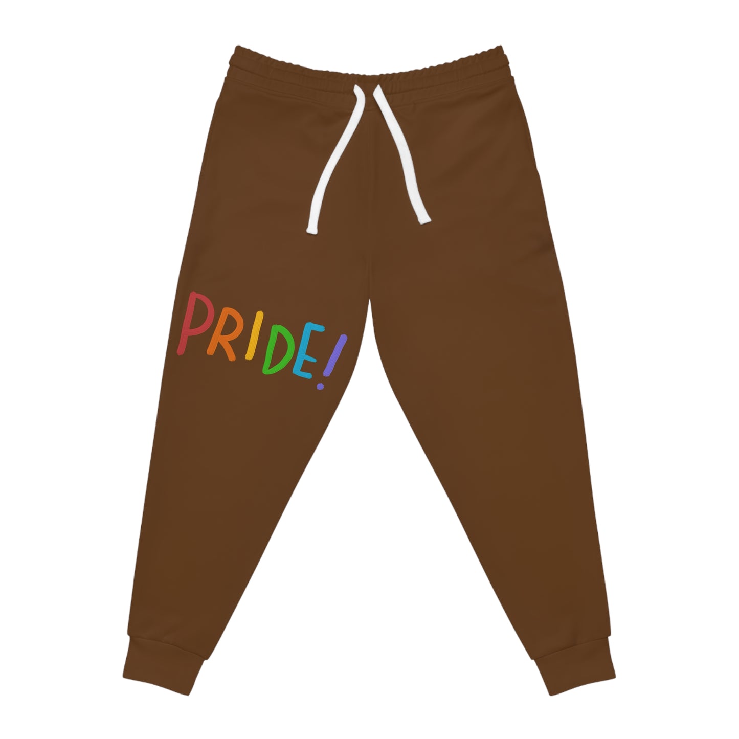 Athletic Joggers: LGBTQ Pride Brown