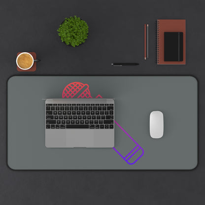 Desk Mat: Music Dark Grey