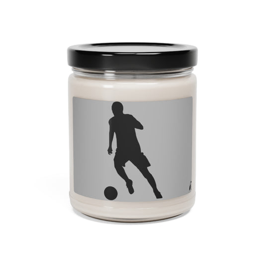 Scented Soy Candle, 9oz: Soccer Lite Grey