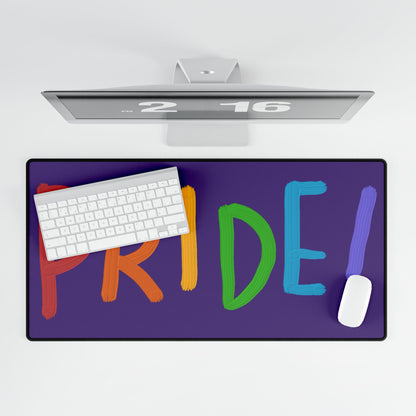 Desk Mats: LGBTQ Pride Purple