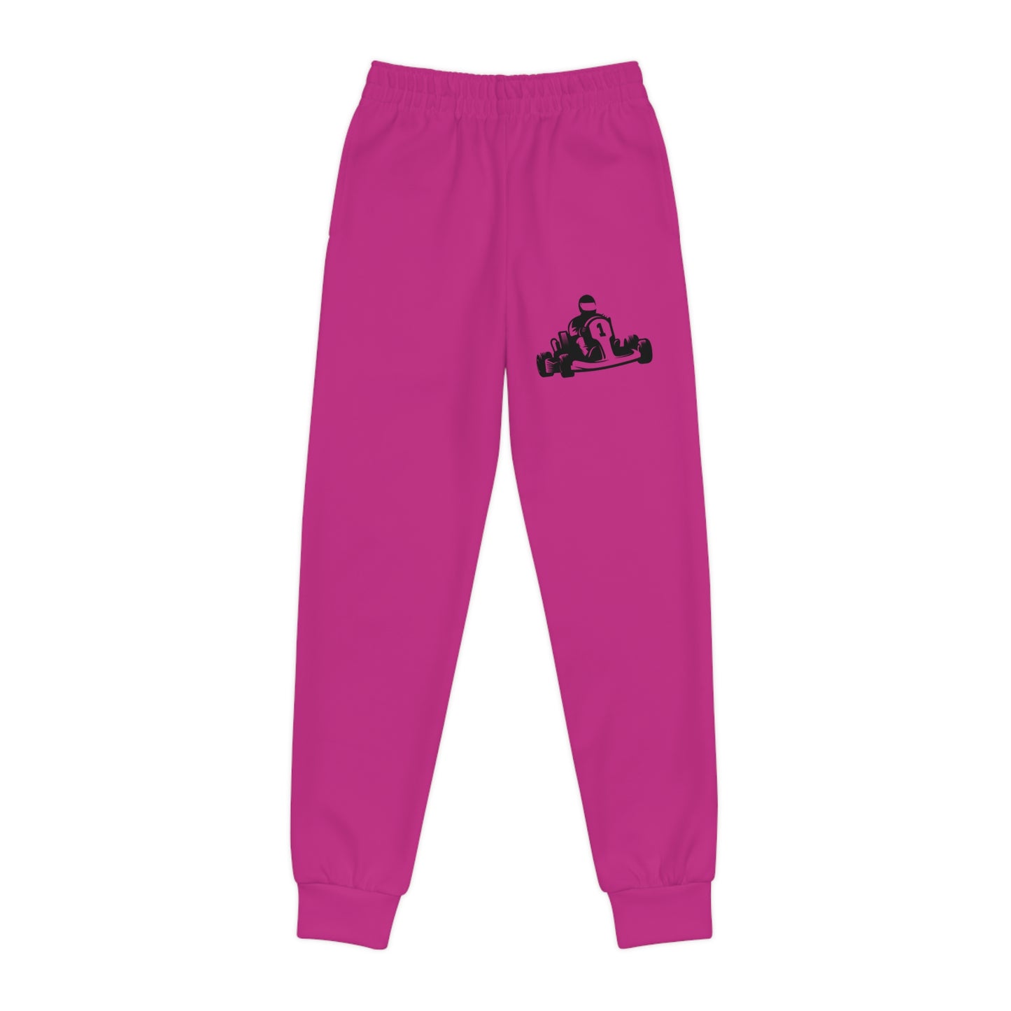 Youth Joggers: Racing Pink