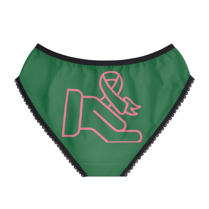 Women's Briefs: Fight Cancer Dark Green