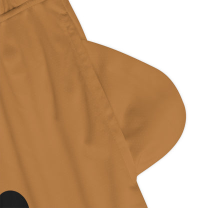 Basketball Rib Shorts: Wrestling Lite Brown