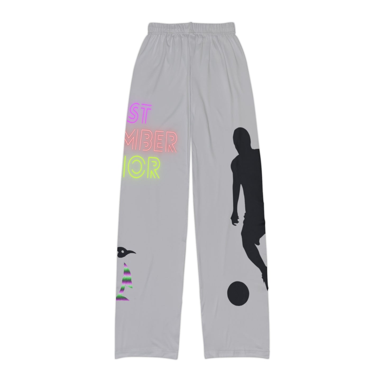 Kids Pajama Pants: Soccer Lite Grey