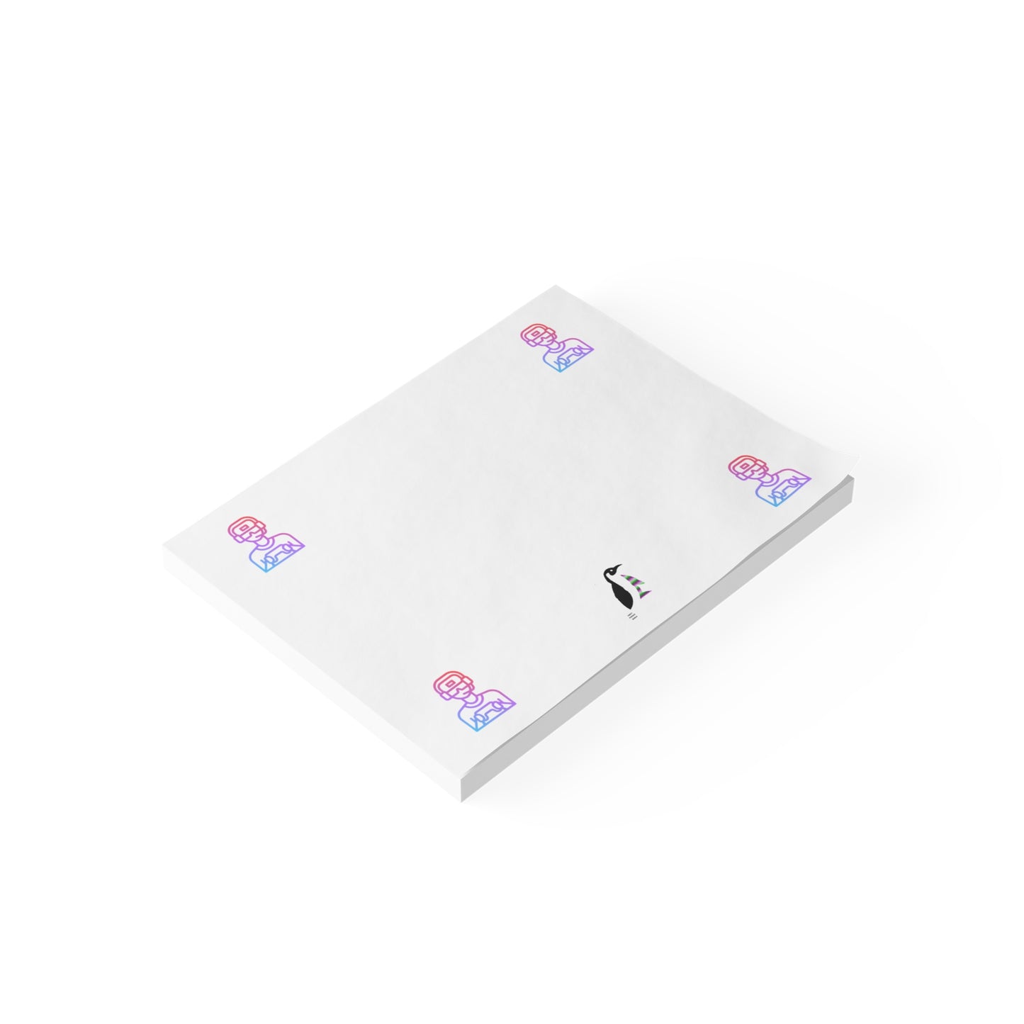 Post-it® Note Pads: Gaming White