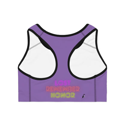 Sports Bra: Wrestling Lite Purple