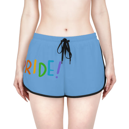 Women's Relaxed Shorts: LGBTQ Pride Lite Blue