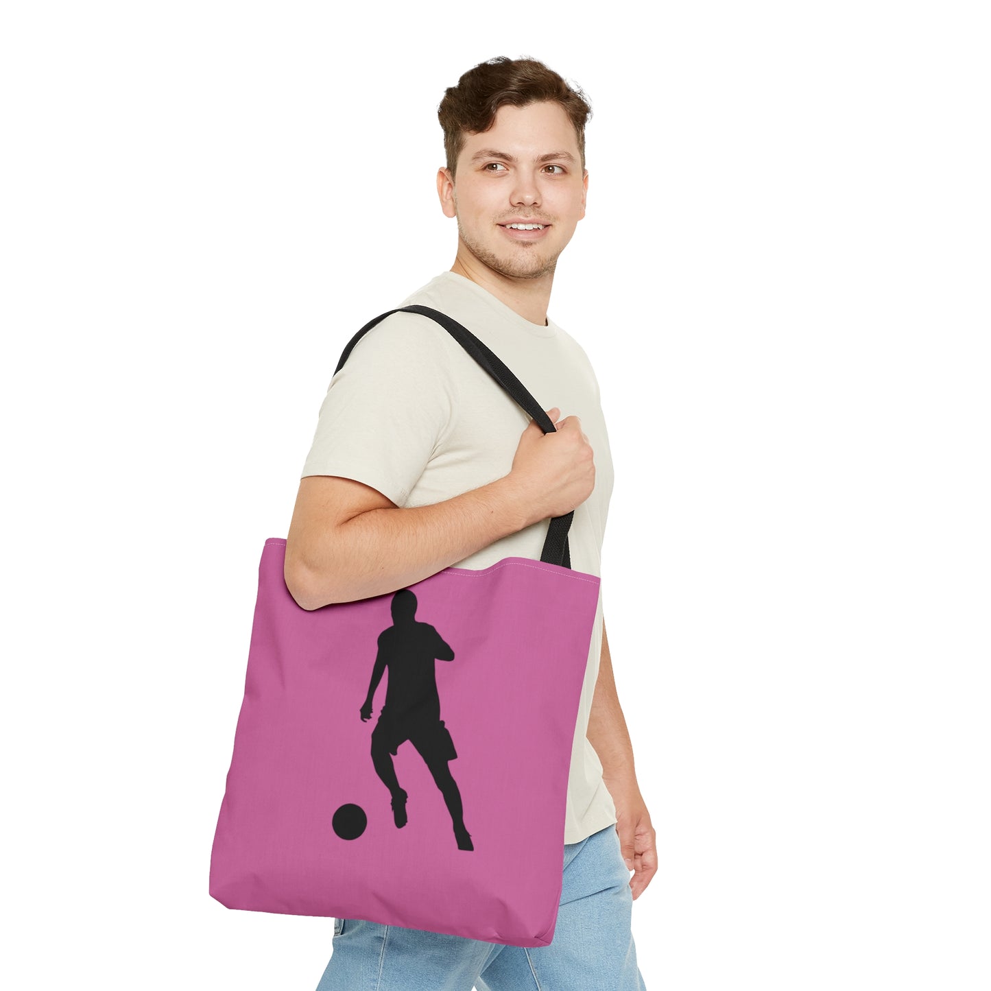 Tote Bag: Soccer Lite Pink