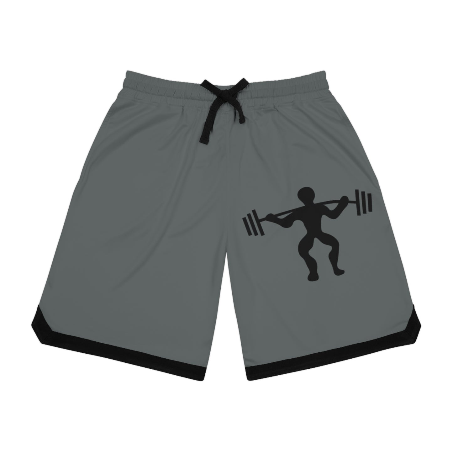 Basketball Rib Shorts: Weightlifting Dark Grey