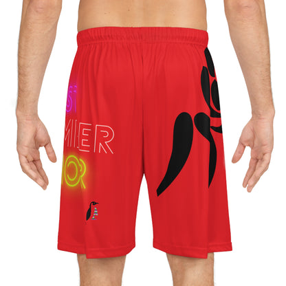 Basketball Shorts: Wrestling Red