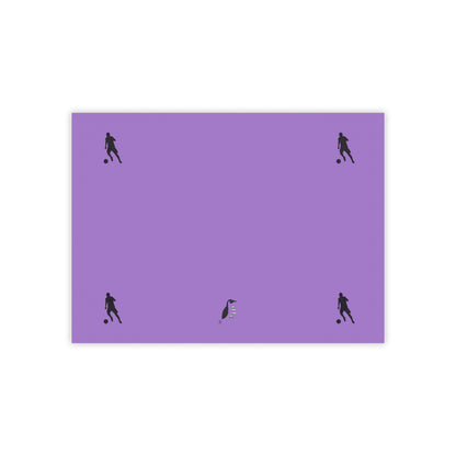 Post-it® Note Pads: Soccer Lite Purple