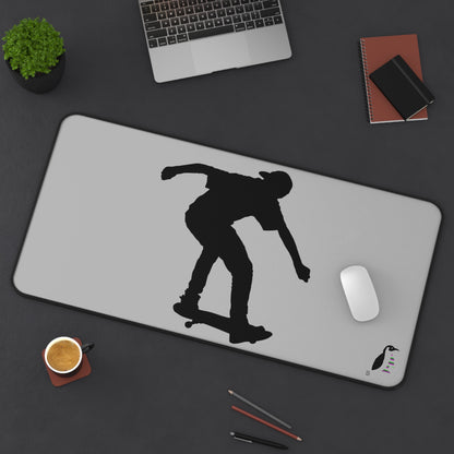 Desk Mat: Skateboarding Lite Grey