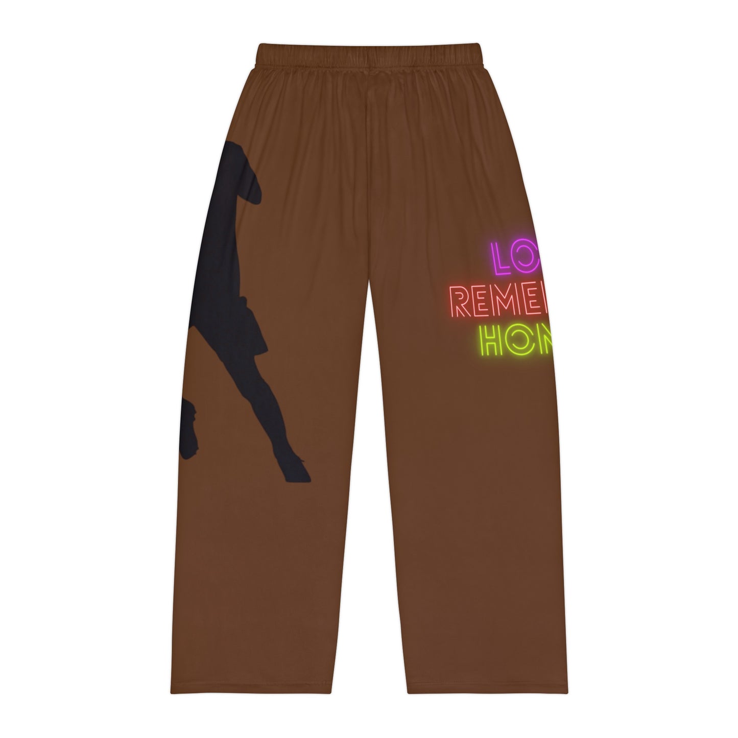 Men's Pajama Pants: Soccer Brown