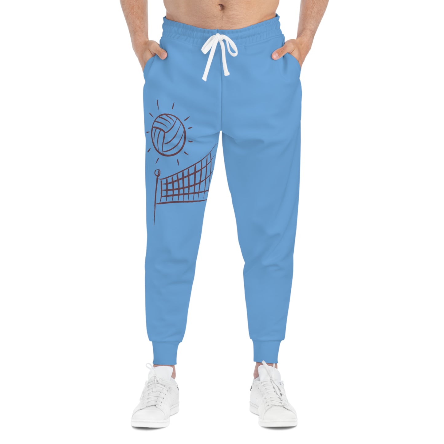 Athletic Joggers: Volleyball Lite Blue