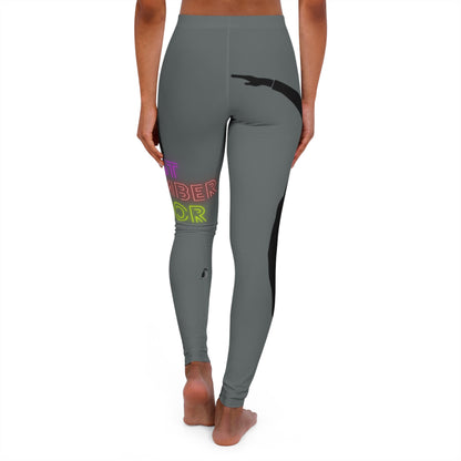 Women's Spandex Leggings: Dance Dark Grey