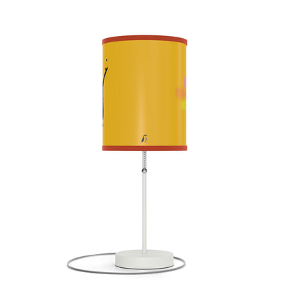 Lamp on a Stand, US|CA plug: Tennis Yellow