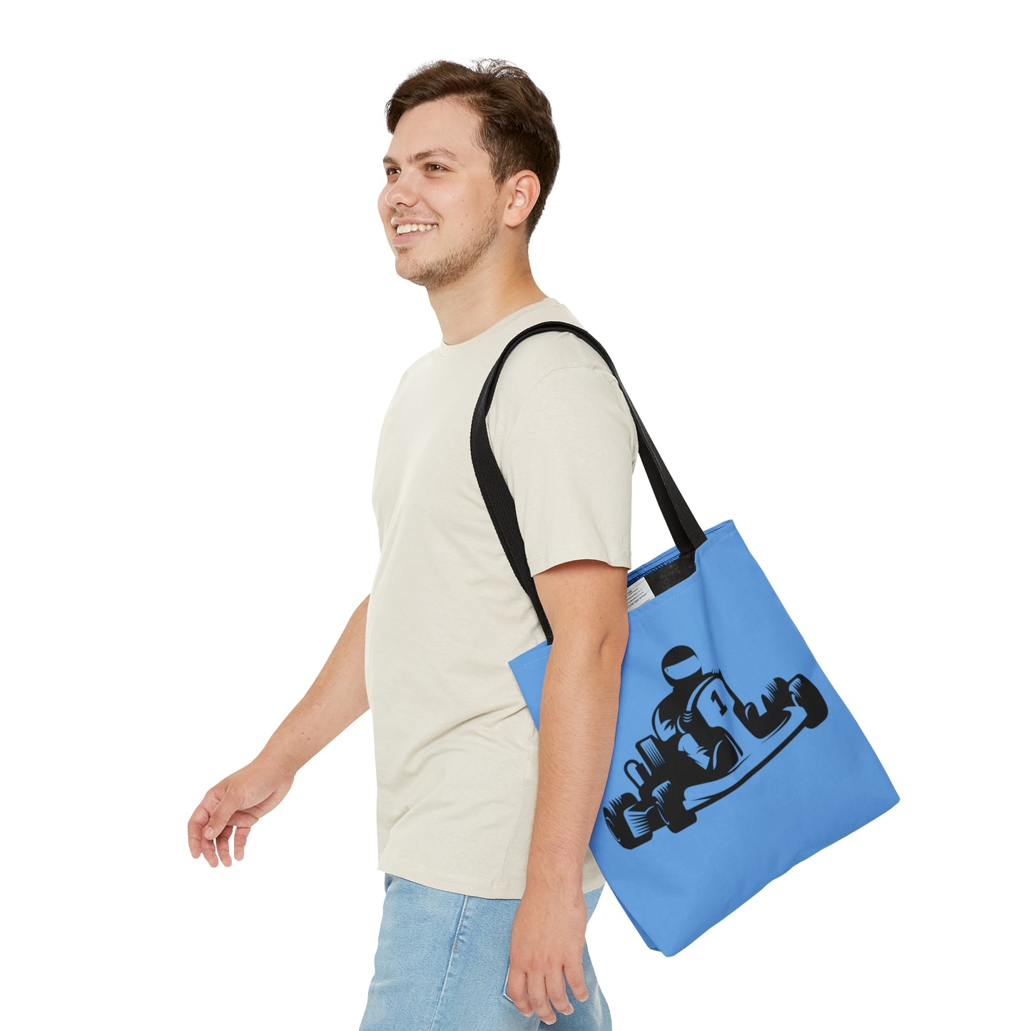 Tote Bag: Racing Lite Blue