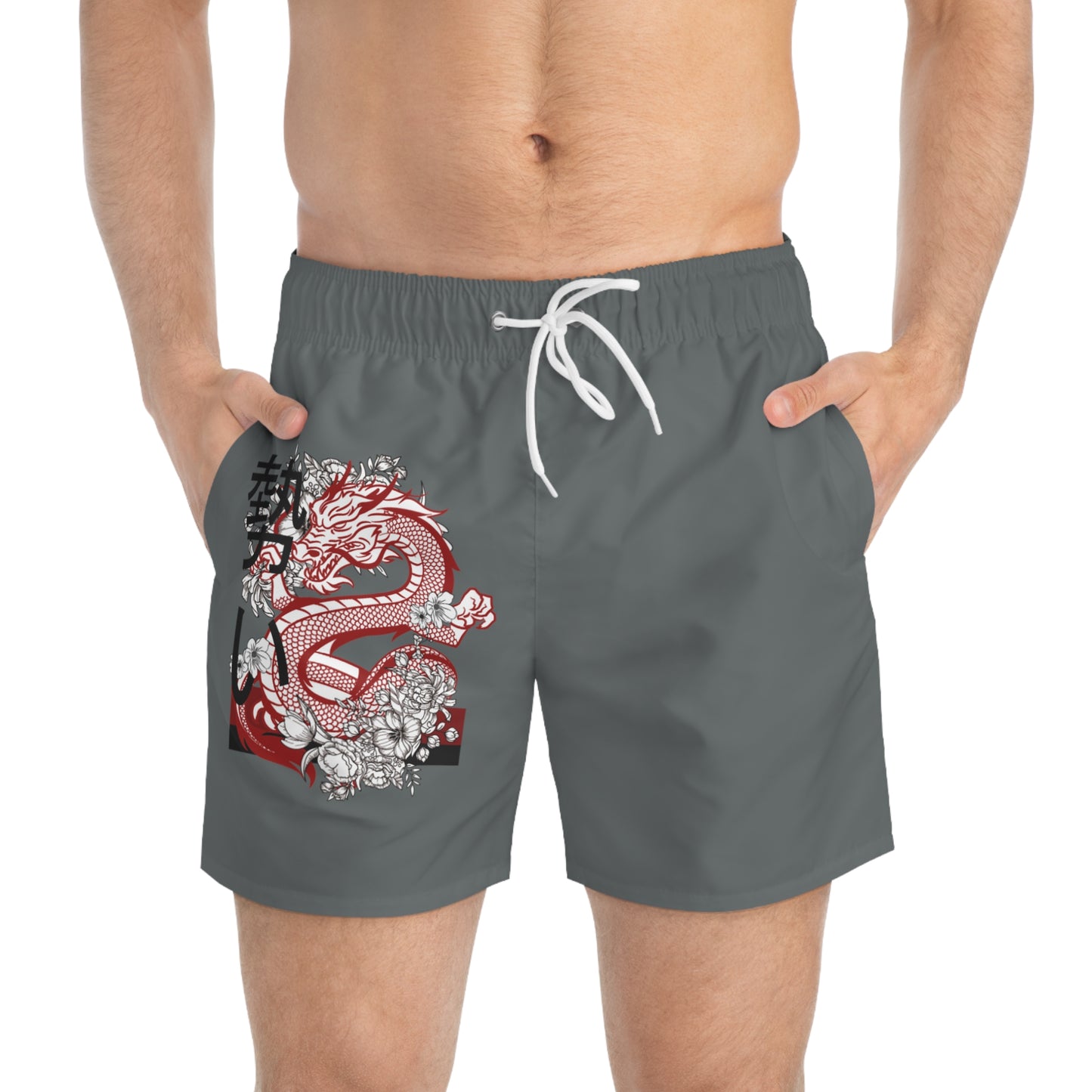 Swim Trunks: Dragons Dark Grey