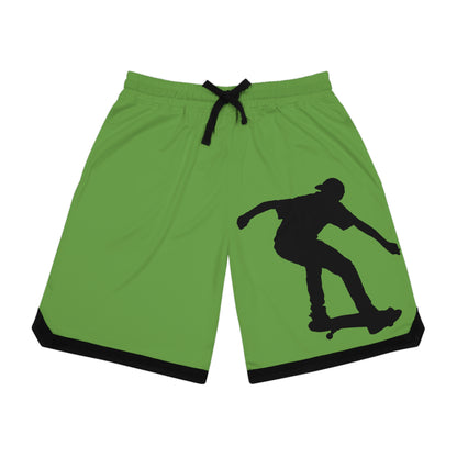 Basketball Rib Shorts: Skateboarding Green