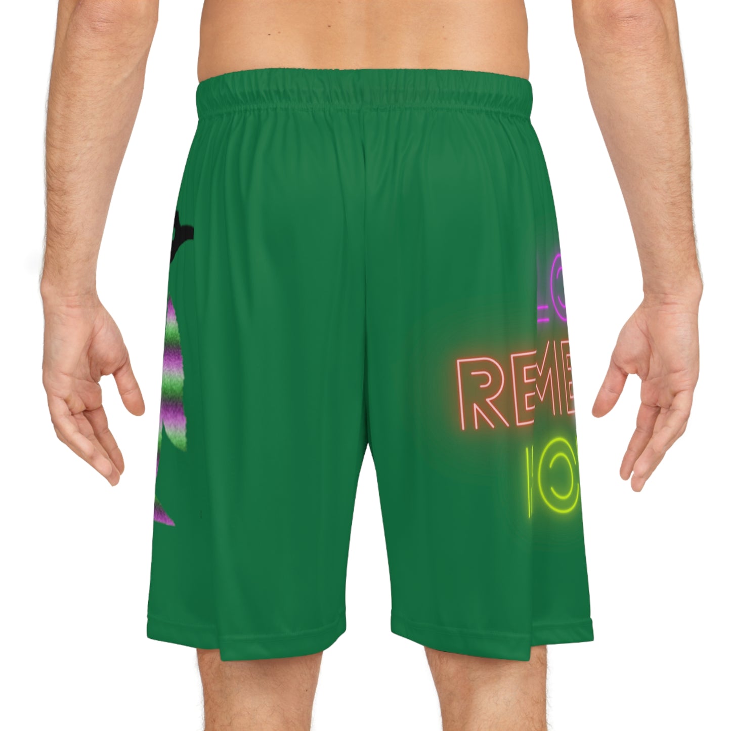 Basketball Shorts: Lost Remember Honor Dark Green