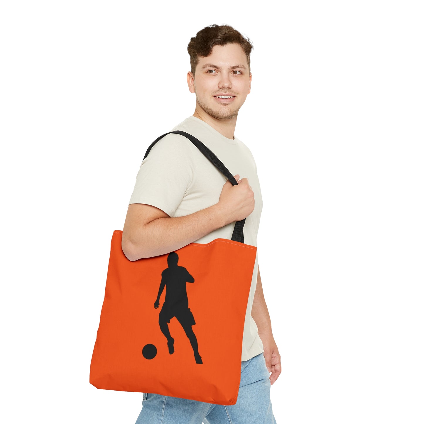 Tote Bag: Soccer Orange