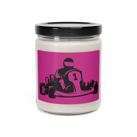 Scented Soy Candle, 9oz: Racing Pink