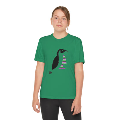 Youth Competitor Tee #1 : Crazy Penguin World Logo