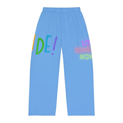 Men's Pajama Pants: LGBTQ Pride Lite Blue