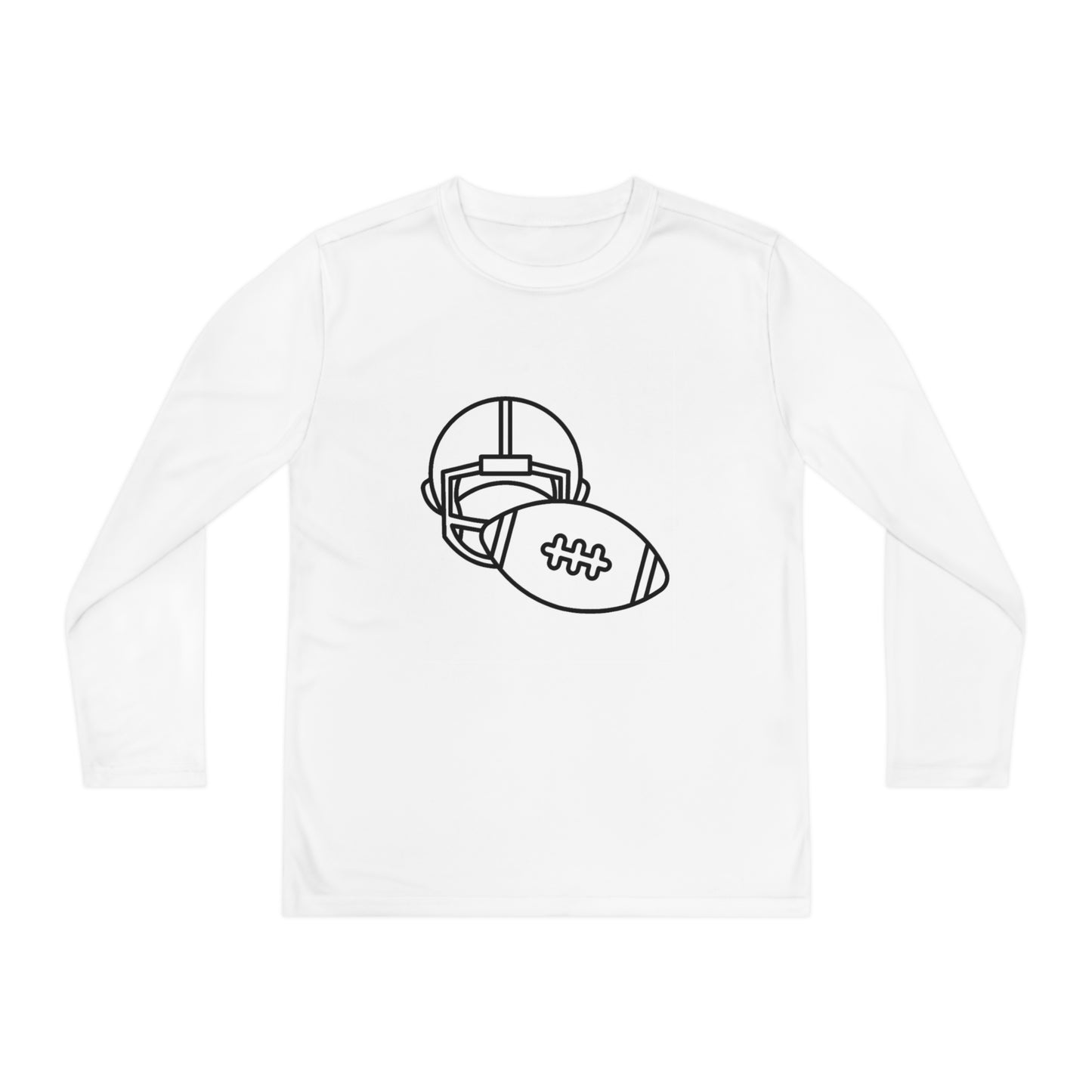 Youth Long Sleeve Competitor Tee: Football