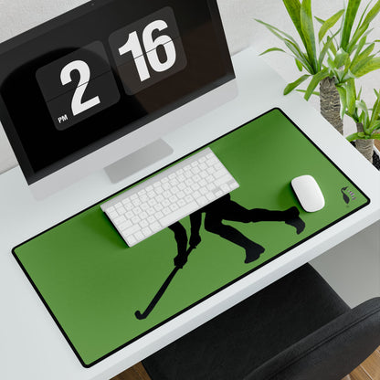 Desk Mats: Hockey Green