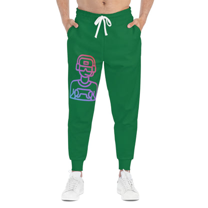 Athletic Joggers: Gaming Dark Green