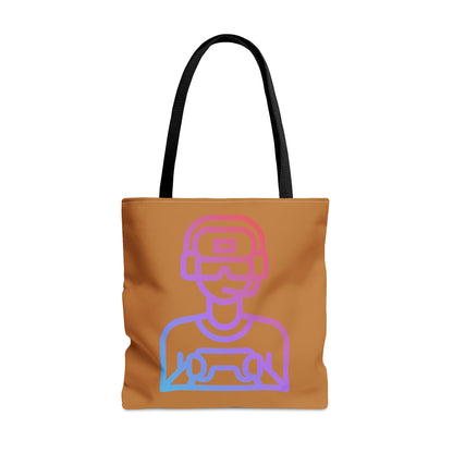 Tote Bag: Gaming Lite Brown