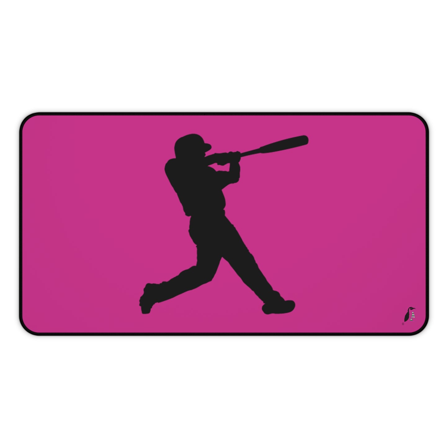 Desk Mat: Baseball Pink