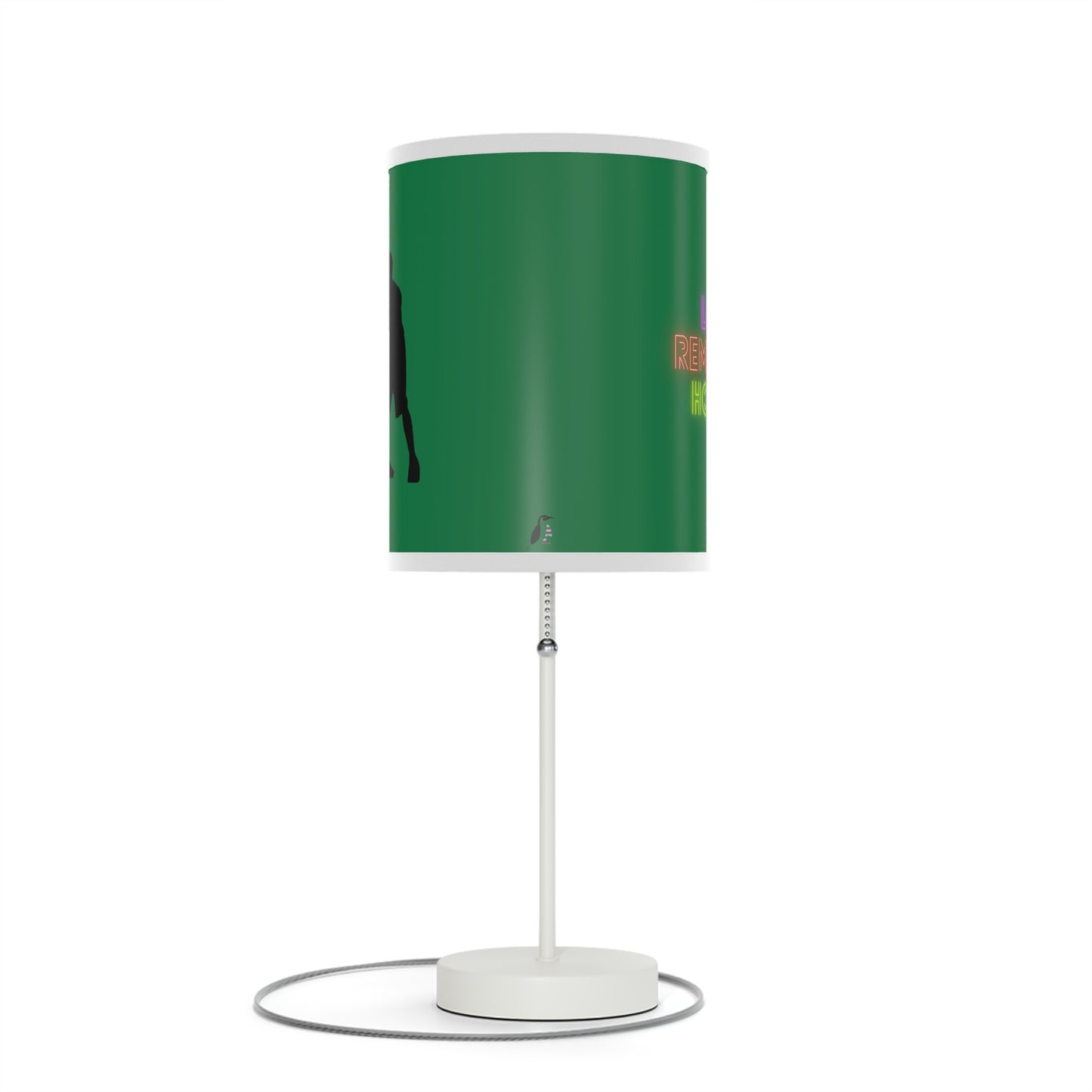 Lamp on a Stand, US|CA plug: Basketball Dark Green