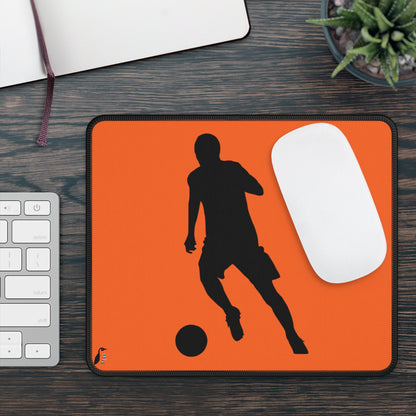 Gaming Mouse Pad: Soccer Orange